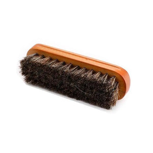 Horsehair Shoe Brush Bootpolish Cleaning Brush Leather Real Horse Hair Soft Polishing Tool Brush Care Fit For Suede Scrub Boots