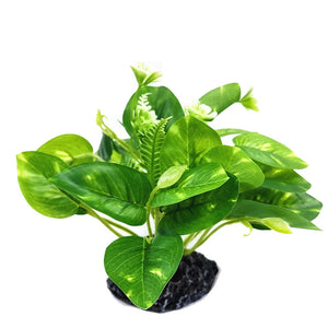 Simulated Reptile Plants for Terrarium Decor Realistic Artificial Water Plants Amphibian Habitat Snake Tortoise Tank Decoration