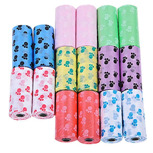 Print Dog Poop Bag Degradable Plastic Pet Dog Poop Bags for Dog Cat Toilet Clean Up Outdoor Waste Garbage Cleaning Bag