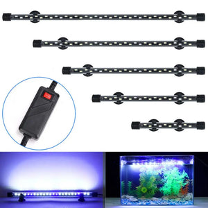 Waterproof Aquarium Lights Submersible Lights Fish Tank Light Underwater RGB Blue/White LED Landscaping Decorative Lamp EU Plug