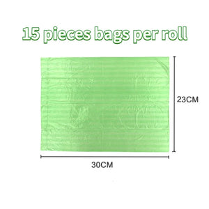 1/10/30 Rolls Printing Dog Poop Bag Pet Poop Bags Dog Cat Waste Pick Up Clean Bag For Puppy Dogs Random Color Pet Supplies