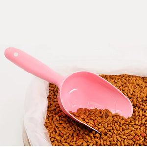 Multi-Color Pet Plastic Feeding Shovel Cat Food Spoon Dog Large Capacity Food Feeder Pet Accessories Product