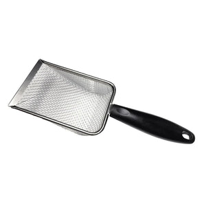 Stainless Steel Sand  Metal Shovel Sifter Fine Mesh Terrarium Substrate Cleaner Corner Sifter Cleaner