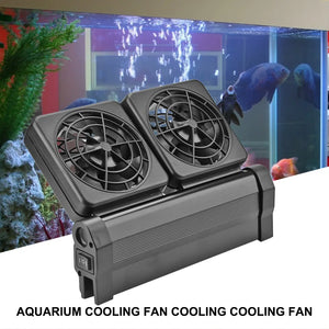 Aquarium Fish Tank Cooling Fan System Chiller Mute Temperature Controller 1/2/3/4 Fans Set Cooler Marine Pond Accessories