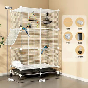 Special Canary Bird Cages Parrot Budgie Outdoors Portable Large Bird Cages Luxury Park Breeding Gaiolas Birds Supplies