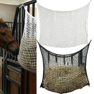 Nylon Haylage Net Durable Horse Care Products Nylon Hung Portable Hay Feeder Bags For Horse Goat Straw Bag Hanging Feed Net Bag