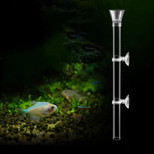 Acrylic Aquarium Feeder Tube Dish Transparent Fish Tank Shrimp Snail Shrimp Food Feeder Bowl Aquarium Feeding Accessories