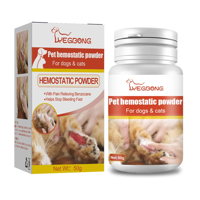 Pet Hemostatic Powder Skin Wound Cleaning Hygiene Supplies Health Treatment of Nail Bleeding In Cats and Dogs