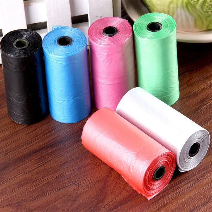 100pcs(5 roll x 20pcs) Dogs Cats Poop Bag Biodegradable Garbage Pet Dog Waste Bags Dog Cat Cleaning Up Refill Garbage Bag