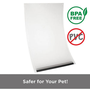 M - Extra Large Dog Pet Door Replacement Flap compatible with PAC11-11038/11038/11040 Most Energy Efficient Less Shrinkage BPA F