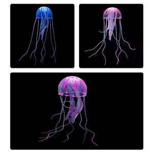 Marine Aquarium Decoration Jellyfish for Aquarium Decors Luminous Accessories Aquatic Plants for Natural Aquariums & Fish Bowls