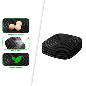 4pcs Reusable and Washable Chicken Bedding Mats Foam Chicken Nesting Pads Laying Mats for Laying Egg Farm Poultry Mats