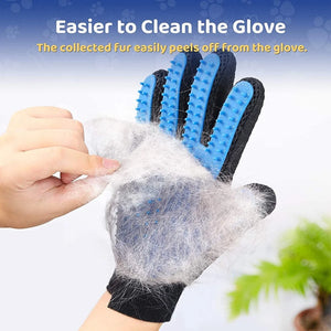 Rubber Pet Glove Cat Grooming Glove Dog Cat Hair Combs Pet Bath deShedding Tools Glove Massage Grooming Clean Dogs Cats Supplies