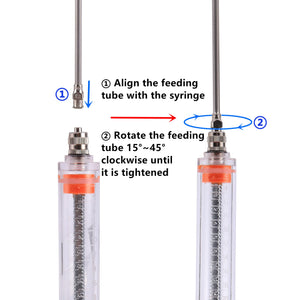 Parrot Pigeon Fledgling Feeding Syringe Manual Feeding Rearing Gavage Curved Needle Medication Tube Small Pet Feeding Syringe