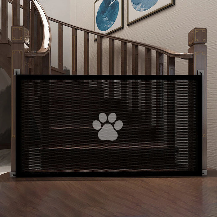 Dog Gate Mesh With 4Pcs Hook Dog Fence For Indoor and Outdoor Safe Pet Dog gate Safety Enclosure Pet supplies Dog Safety Fence