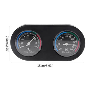 Reptile Tank Thermometer Hygrometer Monitor Temperature and Humidity in Vivarium Terrarium