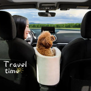 Portable Cat Dog Bed For Car Travel Central Control Car Safety Pet Seat Transport Dog Carrier Protector For Small Dog Chihuahua