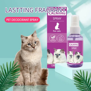 60ml Calming Spray Feline Anti Stress Pheromone Emotional Soothing FAST AND EFFECTIVE Health Supplies for Cats