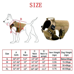 Large Dog Harness And Leash Set Pet German Shepherd Malinois Training Walking Vest Dog Harness And Collar Set For All Breeds Dog