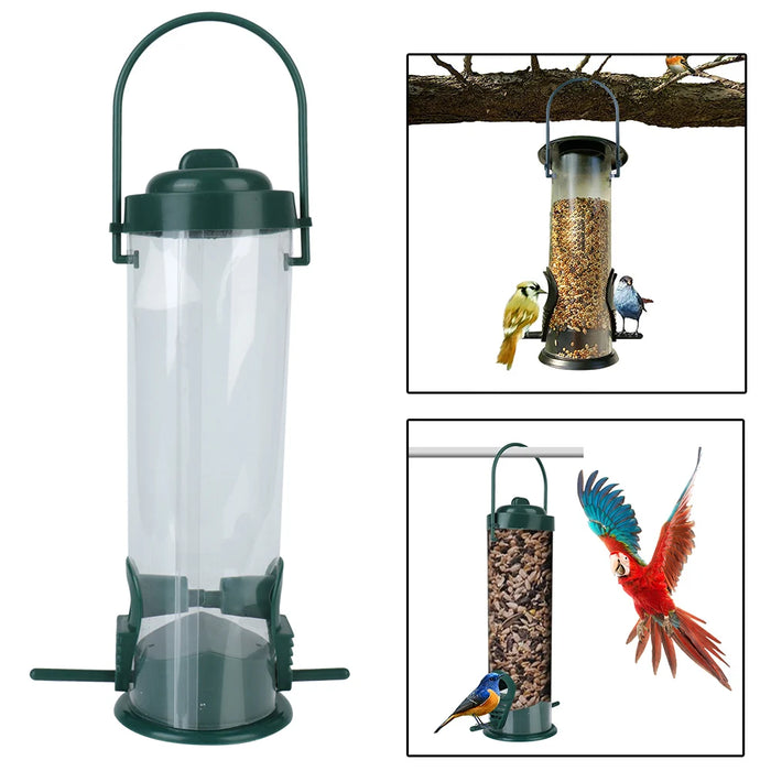 Pet Supplies Bird Feeder Bird Feeding Tool Outdoor Decoration Garden Paddock Wild Bird Seed Feeder Hanging Bird Tableware