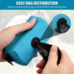 Dog Poop Bag Dispenser Bags Pet Waste Garbage Disposable Outdoor Waste Bag Carrier Dispenser Clean Pick Up Tools Pet Accessories