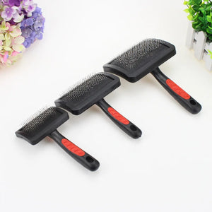 1pc Pet Grooming Needle Comb Shedding Hair Remove Brush Slicker Massage Tool Dog Cat Supplies Protective Pet Accessories DogComb