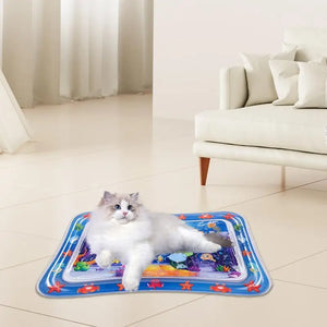 Cat Sensor Water Playmat Thickened Pet Summer Cooling Play Water Mat Dogs And Kids Playing Ice Mat For Pet Playing