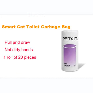 PETKIT PuraX PuraMax Replaced Waste Bags-10 Rolls, Portable Cat Litter Waste Receptacles Bags for Self-Cleaning Cat Litter Box