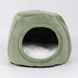 Guinea Pigs Sleeping Bed Hamster Hedgehog Winter Nest Small Pet Warm Cage Cave Bed House Fleece Cusion Hide Toy Playing Habitat