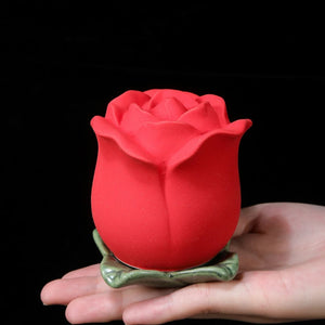 Ceramic Cremation Urns for Human Ashes Small Pet Urns Animal Rose Flower Memorial Funeral Container Cats Memorial Dog Deceased