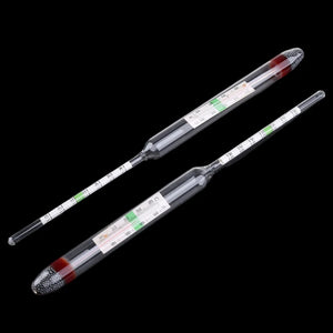 Aquarium Glass Hydrometer with Built-in Thermometer Coral Salinity Tester