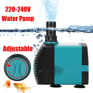 Ultra Quiet 3-50W Submersible Aquarium Water Pumps Filter Fish Pond Tank Aquarium Small Water Side Suction Pump Tank Fountain