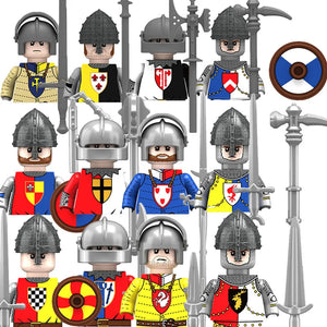 Military Building Blocks Solider Figures Gifts Toys Weapons Medieval Knight Legion Egypt Pharaoh The War of Roses War-Horse Tent