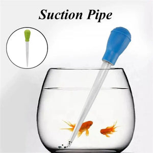 28cm Lengthen Pipettes Aquarium Siphon Fish Tank Vacuum Cleaner Fish Poop Cleaner Aquarium Cleaning Accessories