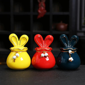 Ceramics Cremation Pet Urn for Ashes, Mini Pet Memorial Urn for Cat Ashes, Animal Funeral Urn, Human Rabbits Pet Products