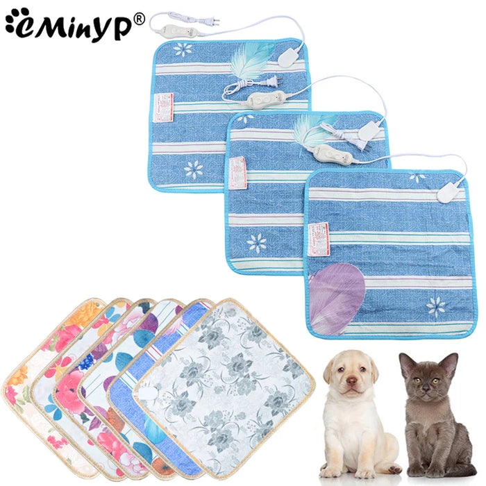 20W 220V Pet Dog Cat Waterproof Electric Heating Pad Body Winter Warmer Mat Bed Blanket Animals Bed Heater Pets Accessories