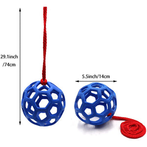 Horse Treat Ball Hay Feeder Toy Ball Hanging Feeding Toy for Horse Horse Goat Sheep Relieve Stress Horse Treat Ball