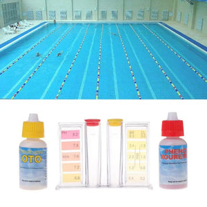 PH Chlorine Water Test Kit Tester Hydrotool Testing Kit Swimming Pool Water Alkalinity Test Hydroponics Aquarium Accessories