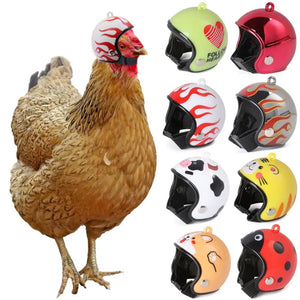 Toy Pet Supplies Funny Pet Protective Headgear Sun Rain Protection Hats Bird Protect Cap Chicken Helmet