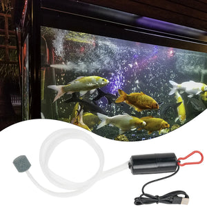 Fish & Aquatic Pet Supplies Air Pumps Accessorie 4 Colours Mute USB Mini Aquarium Oxygen Pump Oxygenator Air Compressor Aerator