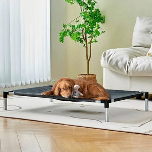 Dog Bed Elevated Bed for Dogs Folding Pet Camping Bed Cat House Portable Removable Washable Dog Cat Beds for large dogs