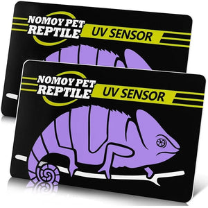 2pcs UVB Tester Reptile UVA UVB Fluorescent Lamp Tester Card 10 Seconds Quick Detection Tester Pet Supply uvb reptile lamp