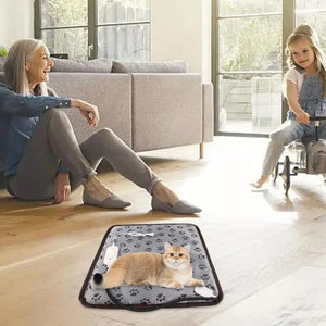 Pet Electric Blanket Auto Shut off Cat Bed Dog Heat Mat Heating Pad Waterproof Thermostat Electric Heated Mat Electric Pet