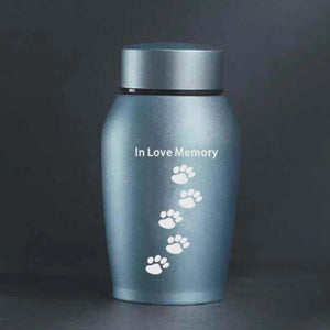 500ML Pet Cremation Memorial Urn Retain Memories Burial Keepsake for Funeral Box Pet Cremation Urn Kittens Puppy Keepsake