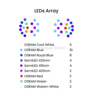 Noopsyche NP K7 Pro V3 III 140W App WiFi Full Spectrum Saltwater LED Aquarium Light for Coral Reef SPS/ LPS