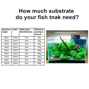 50-200g Fish Tank Water Plant Fertility Substrate Aquarium Plant Soil Substrate Gravel Aquatic Decoration Grass Plant Mud Soil