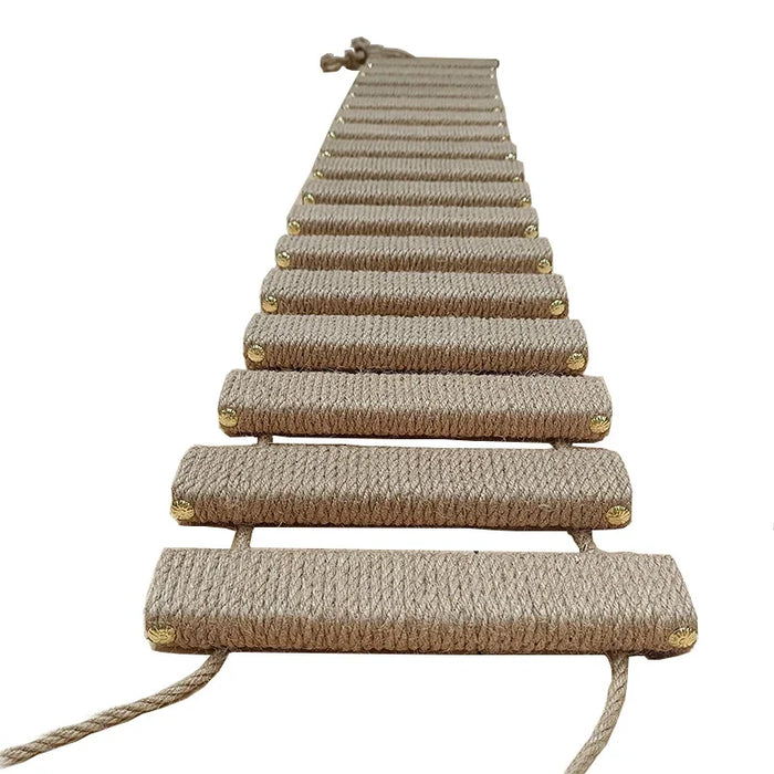 Various Sizes Cat Bridge Use for Cat Cage Sisal Rope Cat Ladder Pet Furniture Cat Step Scratcher Post Kitten Toys Cat Tree Tower