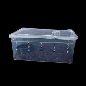 Rearing Box Anti-deformation Ventilated Pet Breeding Cage Hatching Container Small Pet Reptiles Living Box Terrarium Habitat