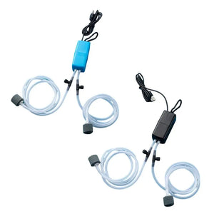 Mini Aquarium Air Pump Kit Oxygen Pump With Air Stone Silent High Energy Efficient USB Aquarium Filter Fishing Tank Accessories