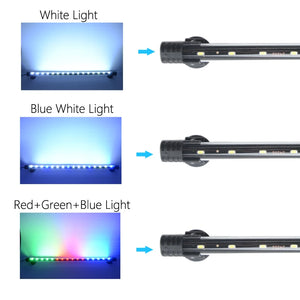 Aquarium Light LED Waterproof Fish Tank Light Underwater Fish Lamp Aquariums Decor Lighting Plant Lamp 18-48CM 220-240V 5730chip